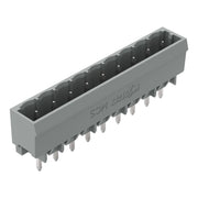 WAGO - Leiterplattensteckverbinder THT-Stiftleiste Lötstift 231-139/001-000 1,0x1,0,gerade,grau − 100 Stück