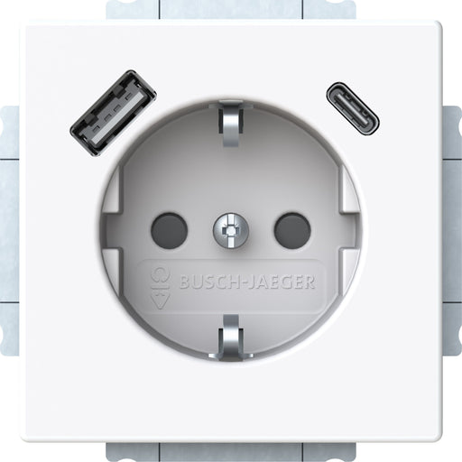 Busch-Jaeger - Steckdose SCHUKO Steckdose 20 EUCB2USBAC-84 SB-A+C