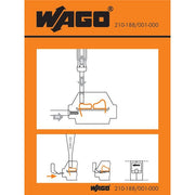 WAGO - Warn-/Hinweisschild Handhabungsaufkleber 210-188/001-000 Serien 260 bis 262 − 100 Stück