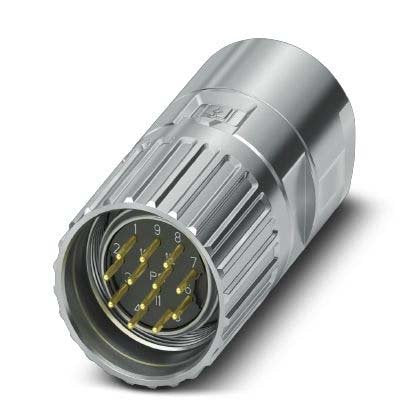 Phoenix Contact - Rundsteckverbinder, feldkonfektionierbar (Industriesteckverbinder) Kabelsteckverbinder M23-12P2N8A8004