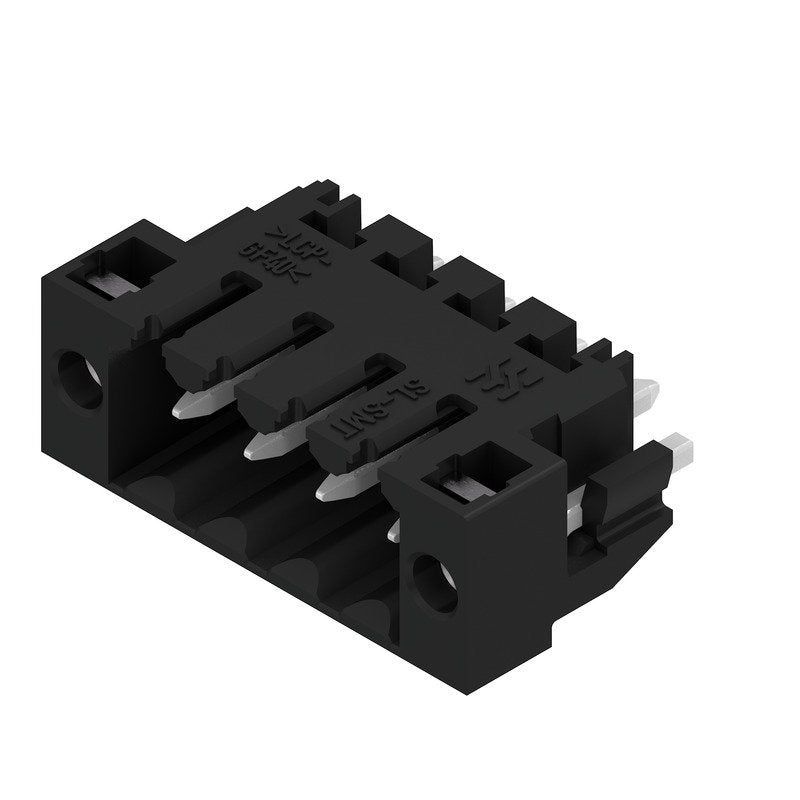 Weidmüller - Leiterplattensteckverbinder LP Verbinder Raster 3.5 SL-SMT3.5#1842560000 /4/180LF3.2SN SW BOX − 84 Stück