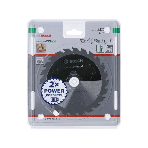 Bosch - Kreissägeblatt PRO Wood cordless 2608837671 Kreissägeblatt 140 x