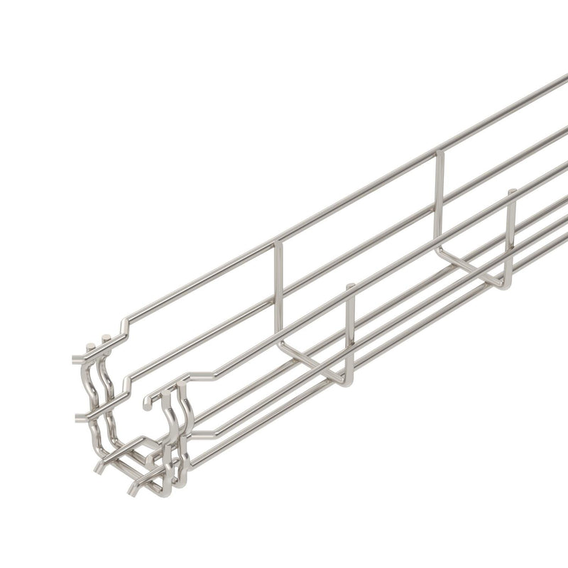 OBO Bettermann - Gitterrinne Gitterkabelrinne GRM 55 50 A4 55x50x3000mm − 3 Meter