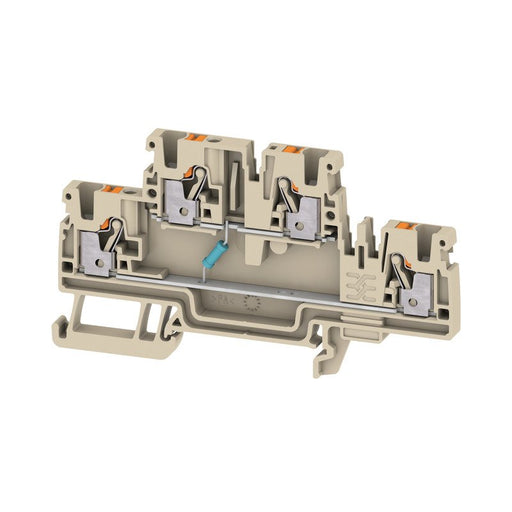 Weidmüller - Bauelement-Reihenklemme Klemme, PUSH IN A2T 2.5 EM1 R 2K7 − 50 Stück