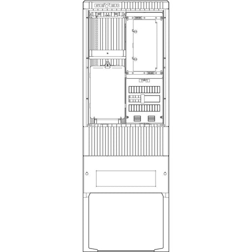 ABN - Zähler-Komplettschrank Zähleranschlusssäule SZ175ZL1403 1 ZP Leerpl. 4pol