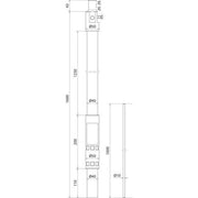 DEHN - Zubehör/Ersatzteile für Erdung und Blitzschutz Stützrohr f. HVI lightplus SR D40 1600 #105673 D40mm, L1600mm