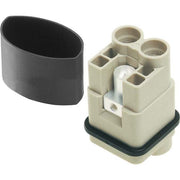 Harting - Kontakteinsatz für Rechtecksteckverbinder Steckverbinder-Gehäuse 09120022752 Han Q 2/0-bu HV 4-6
