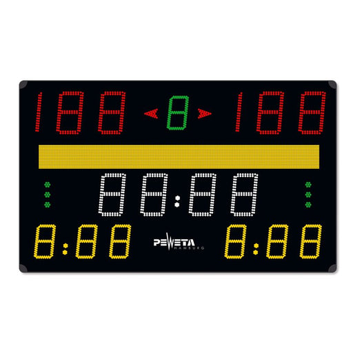 Peweta - Uhr Spielergebnis-Anzeigetafel 24.676.322 Mannschaftsnamen