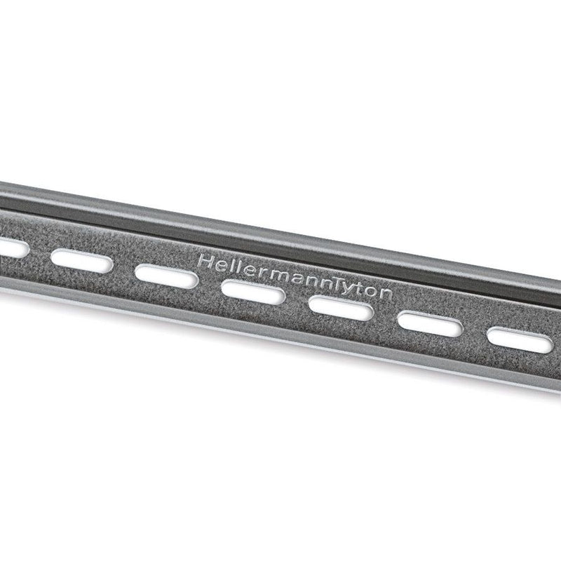HellermannTyton - Tragschiene DELTA2F weiss Chrom 100m − 100 Meter