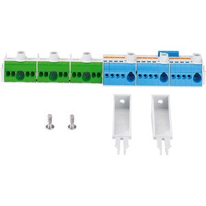 Hensel - Ein- und mehrpolige Klemmenleiste PE- und N-Klemme FP FC 24 NT 2rhg, je 15 Klemmst. − 1 Stück by Hensel
