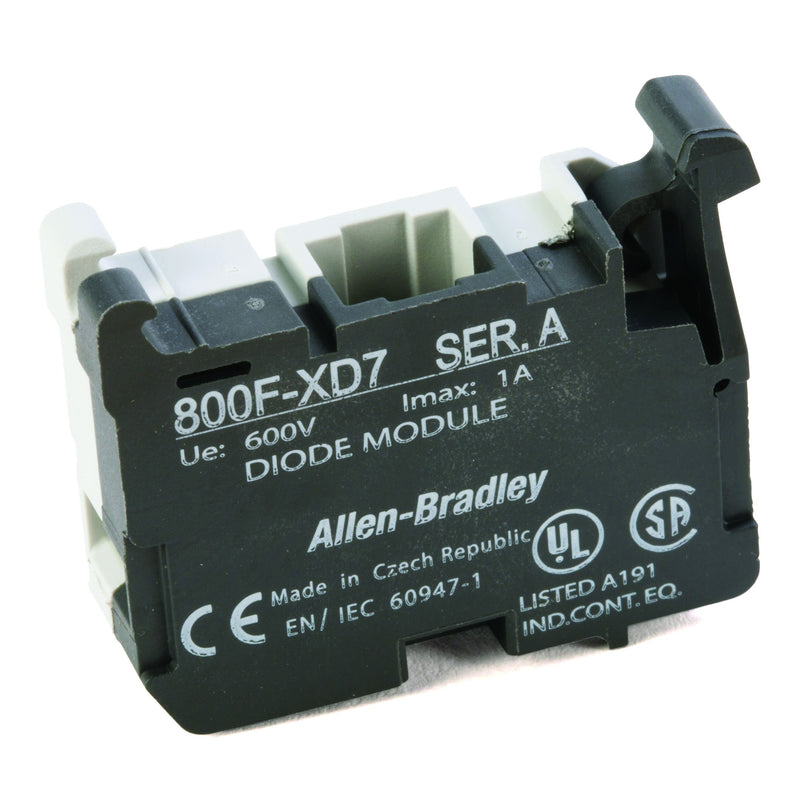 Rockwell - Baustein für Schutzbeschaltung DIODENMODUL 800F-XD7 800F-XD7 − 10 Stück