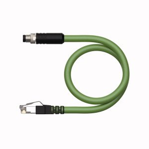 Turck - Rundsteckverbinder, feldkonfektionierbar (Industriesteckverbinder) Leitung PSGS4MRJ45S4422-0.3M Industrial Ethernet
