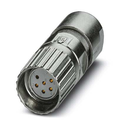 Phoenix Contact - Rundsteckverbinder, feldkonfektionierbar (Industriesteckverbinder) Kabelsteckverbinder M23-06S1N8A8004