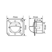 ESYLUX - Bussystem-Bewegungsmelder Wand-Präsenzmelder PD-C 180i KNX ECO 180 Grad