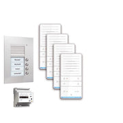 TCS Tür Control - Türsprech-Set audio:pack Unterputz f.4WE PAUF041/001 m. Außenstation PUK