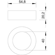 OBO Bettermann - Durchführungstülle Reduzierdichteinsatz 107CR VM 63 − 25 Stück