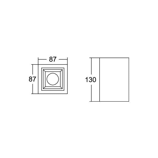 Brumberg Leuchten - Decken-/Wandleuchte LED-Anbaudownlight 42641185DA 3500K