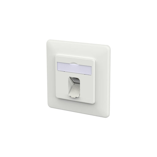Metz Connect - Kommunikationsanschlussdose Kupfer RJ45 Anschlussdose IDC 130D371027-I verkehrsweiß − 10 Stück