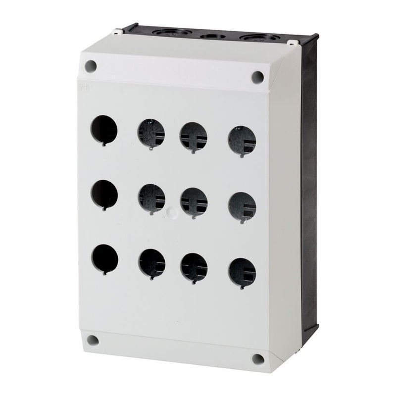 Eaton - Gehäuse für Befehls- und Meldegeräte Aufbaugehäuse M22-I12 f.12 Taster 22mm