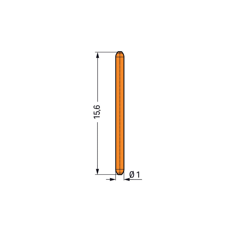 WAGO - Zubehör/Ersatzteile für Klemmen Verbindungselement 2065-131 15,6mm,silberfarben − 1500 Stück