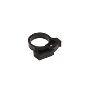 HellermannTyton - Befestigungsschelle für Kabel/Rohre Schlauchschelle SNP10 PA66GF13 BK100 schwarz, 6-6,8mm − 100 Stück