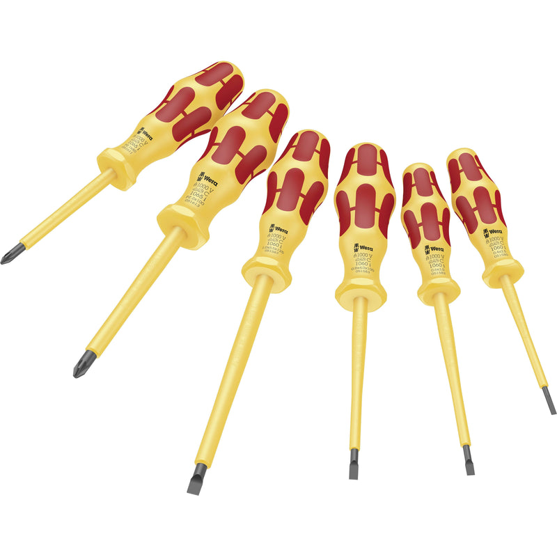 Wera - Schraubendreherset VDE Schraubendrehersatz 05051576001 6-tlg