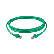 Corning - Patchkabel Kupfer S-STP flex/26 gn CCAEGB-D4002-A010-C0 Anschlussschnur 1m
