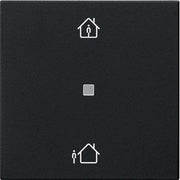 Gira - Bussystem-Tastwippe KNX RF Bedienaufsatz 1-f. 5106005 Schwarz