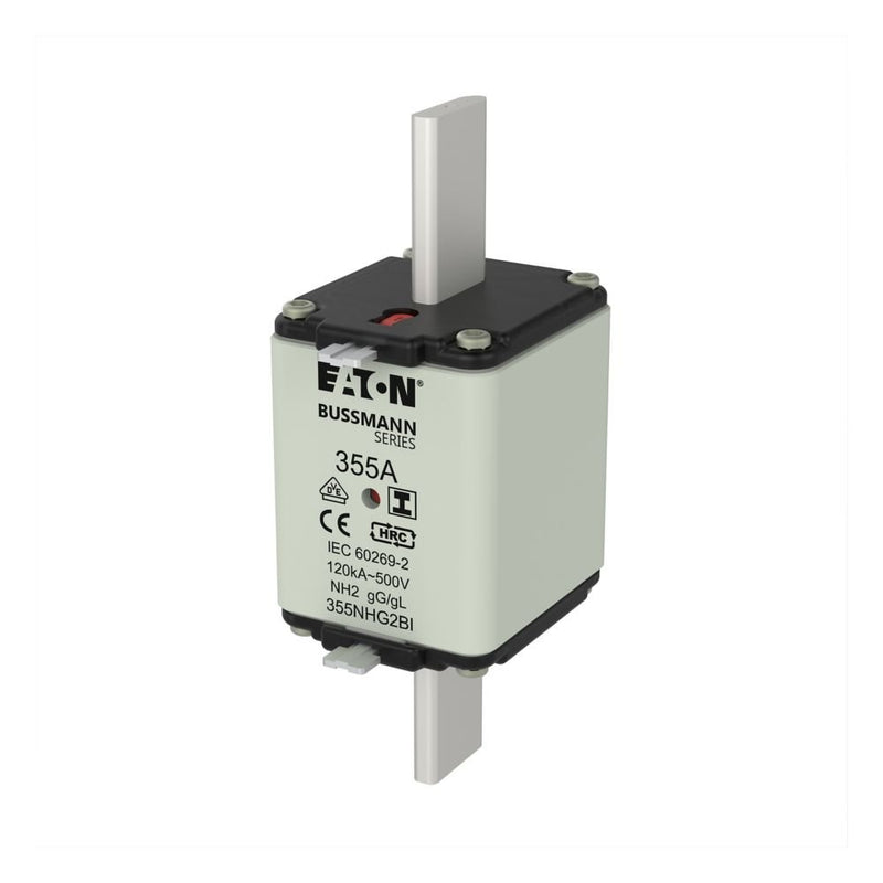 Eaton - Messersicherung Sicherungseinsatz Nieders. NH-SICHERU#355NHG2BI 355A AC 500V 120kA − 3 Stück