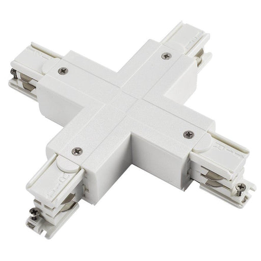 Abalight - Elektrisches Zubehör/Ersatzteile für Leuchten X-Verbinder TRACK-X-Verbinder-W weiß