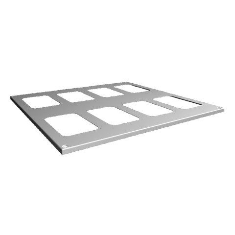 Rittal - Dach-/Bodenelement (Gehäuse/Schaltschrank) Dachblech SV 9681.588 BT: 800x800mm