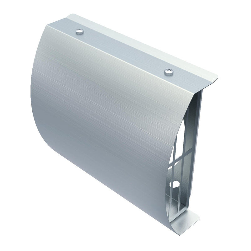 Helios Ventilatoren - Zubehör/Ersatzteile für Ventilatoren Fassadenblende Edelstahl IP-FBA 125 für Außenluft DN 125