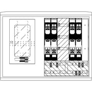Elsta Mosdorfer - Zähler-Komplettschrank Wandlerschrank Freiluft WS834.W1.N2211 WS A850-3 W1 400A