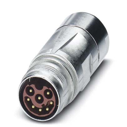 Phoenix Contact - Rundsteckverbinder, feldkonfektionierbar (Industriesteckverbinder) Kupplungssteckverbinder ST-17P1N8A9K04S