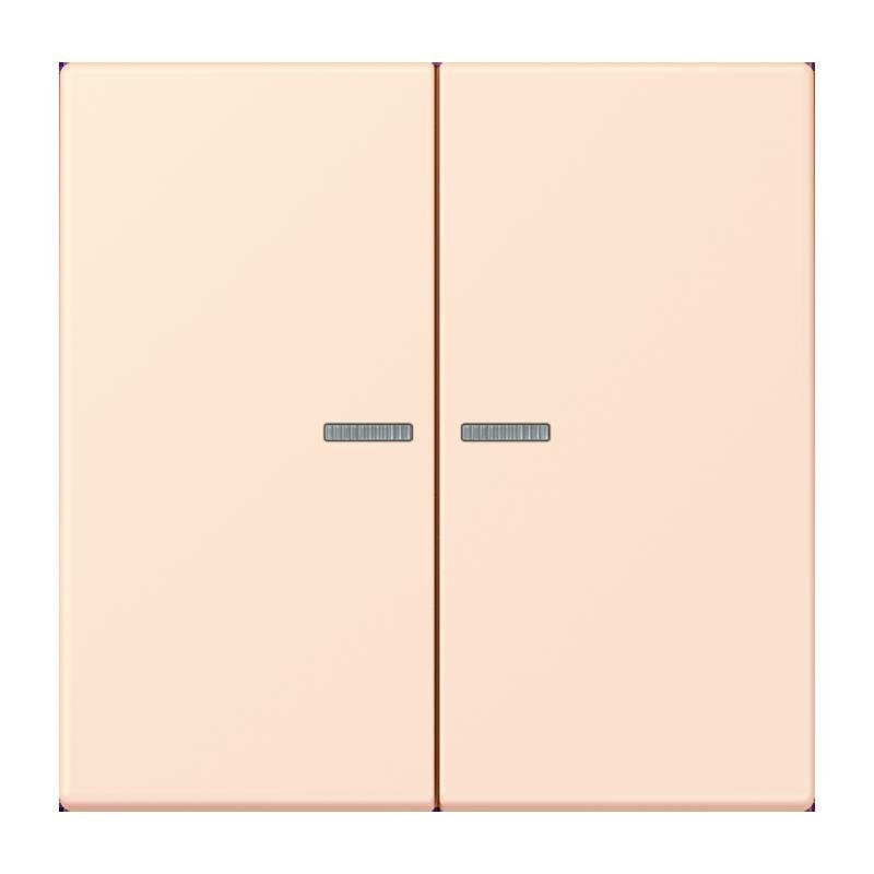 Jung - Bedienelement intelligent Taster 2fach BT LC 17102 226 orange pale