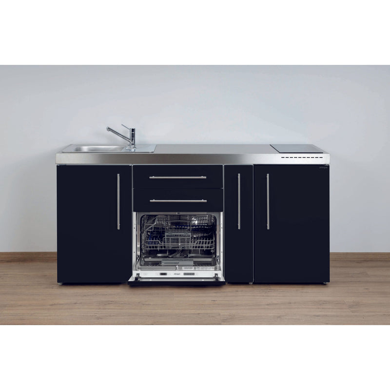 Stengel - Mini-Küche Miniküche Premiumline MPGSSM180AGSIKFreBli Schwarz matt