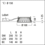 Zumtobel Group - Downlight/Strahler/Flutlicht LED-Downlight PANOS R #62926806 840