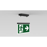 RP-Technik - Sicherheitsleuchte LED-Rettungszeichenleuchte AGDC403SC-AZ EB 3h, SC, anthr