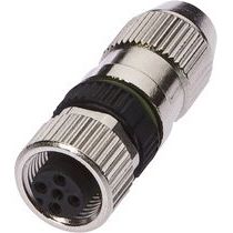 Ipf Electronic - Rundsteckverbinder, feldkonfektionierbar (Industriesteckverbinder) Kabeldosen/-stecker VK003S24 4-5,1rund zentral