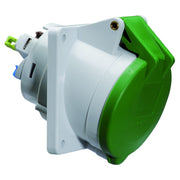 Bals Elektrotech - CEE-Anbausteckdose (IEC 60309) Anbausteckdose geneigt 16A 12861 3p >50V 10h IP44