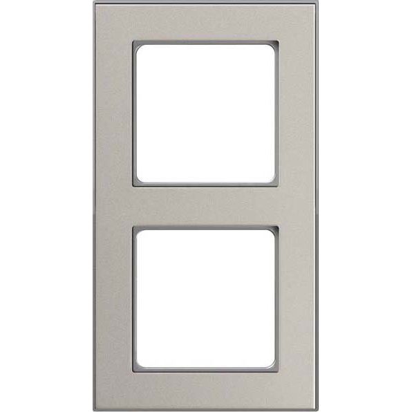 Peha - Abdeckrahmen Rahmen 2-fach D 20.672.222.702 Metall titan-alu