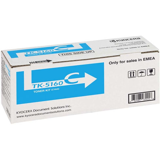 Kyocera - Verbrauchsmaterial für Telefax/Drucker/MFC Lasertoner TK-5160C cy 12.000Seiten,cyan