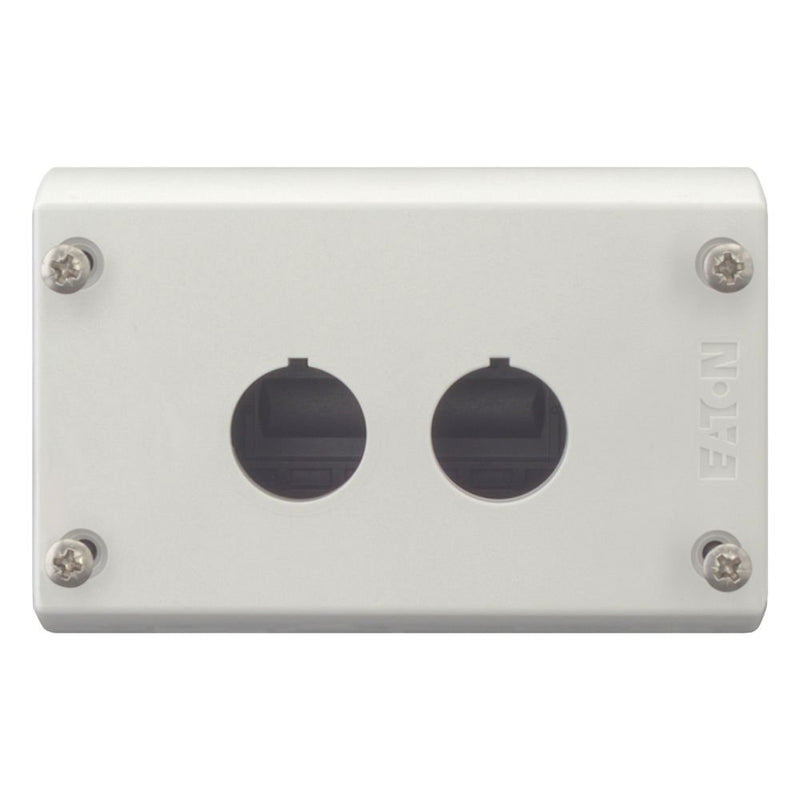 Eaton - Gehäuse für Befehls- und Meldegeräte Aufbaugehäuse M22-I2 f.2 Taster 22mm