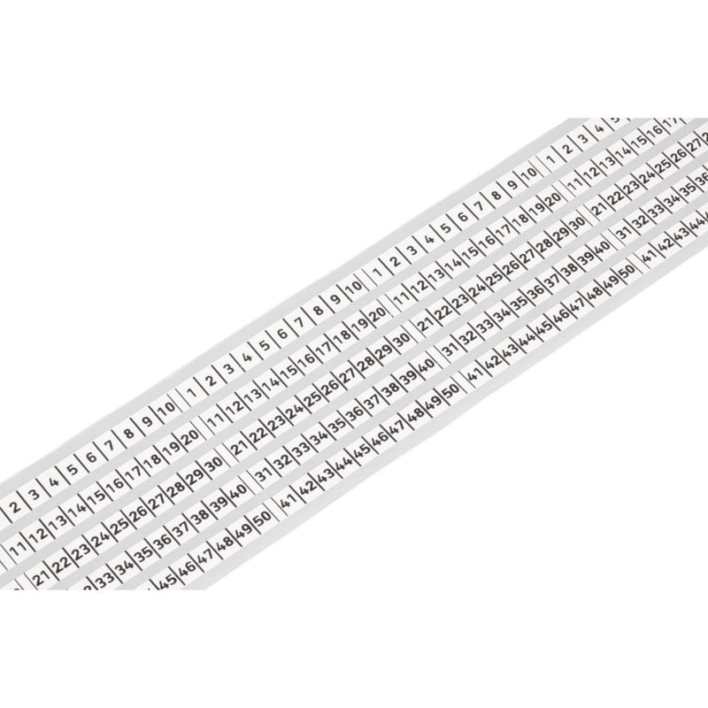 WAGO - Kennzeichnungsmaterial Etikett 210-833 6mm, ws, 25m Rolle