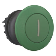 Eaton - Frontelement für Pilztaster Pilzdrucktaste M22S-DP-G-X1 grün,beschriftet − 5 Stück