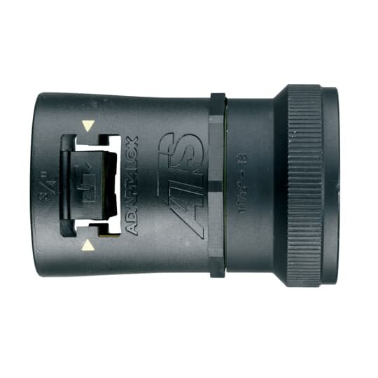 ABB Stotz S&J T&B - Kunststoff-Wellschlauch-Verschraubung Verschraubung AT21/U119/SFA/BLY Nm21 drehb.Gewinde − 10 Stück