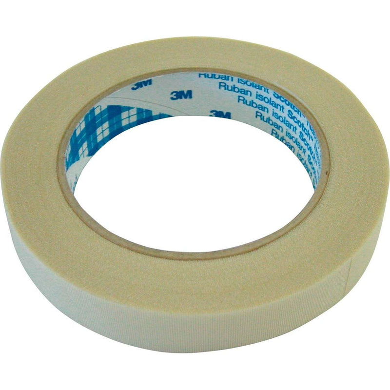 3M - Klebeband Glasfaser Gewebeband Scotch 69 12x33 12 mm x 33 m, weiß − 19 Stück