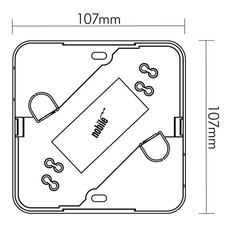 Nobile - Mechanisches Zubehör/Ersatzteile für Leuchten Aufbaugehäuse 7500012016