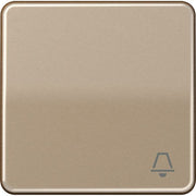 Jung - Abdeckung/Bedienelement für Installationsschalterprogramme Wippe Symbol KLINGEL gold CD 590 K GB für Taster