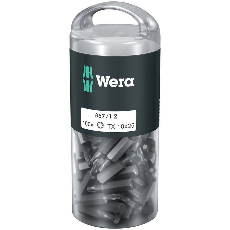 Wera - Bit-Set 6-rund Bit 072446(VE100) TX 10x25mm